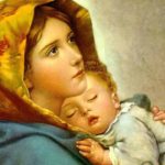 nossa ssenhora com jesus nos braços